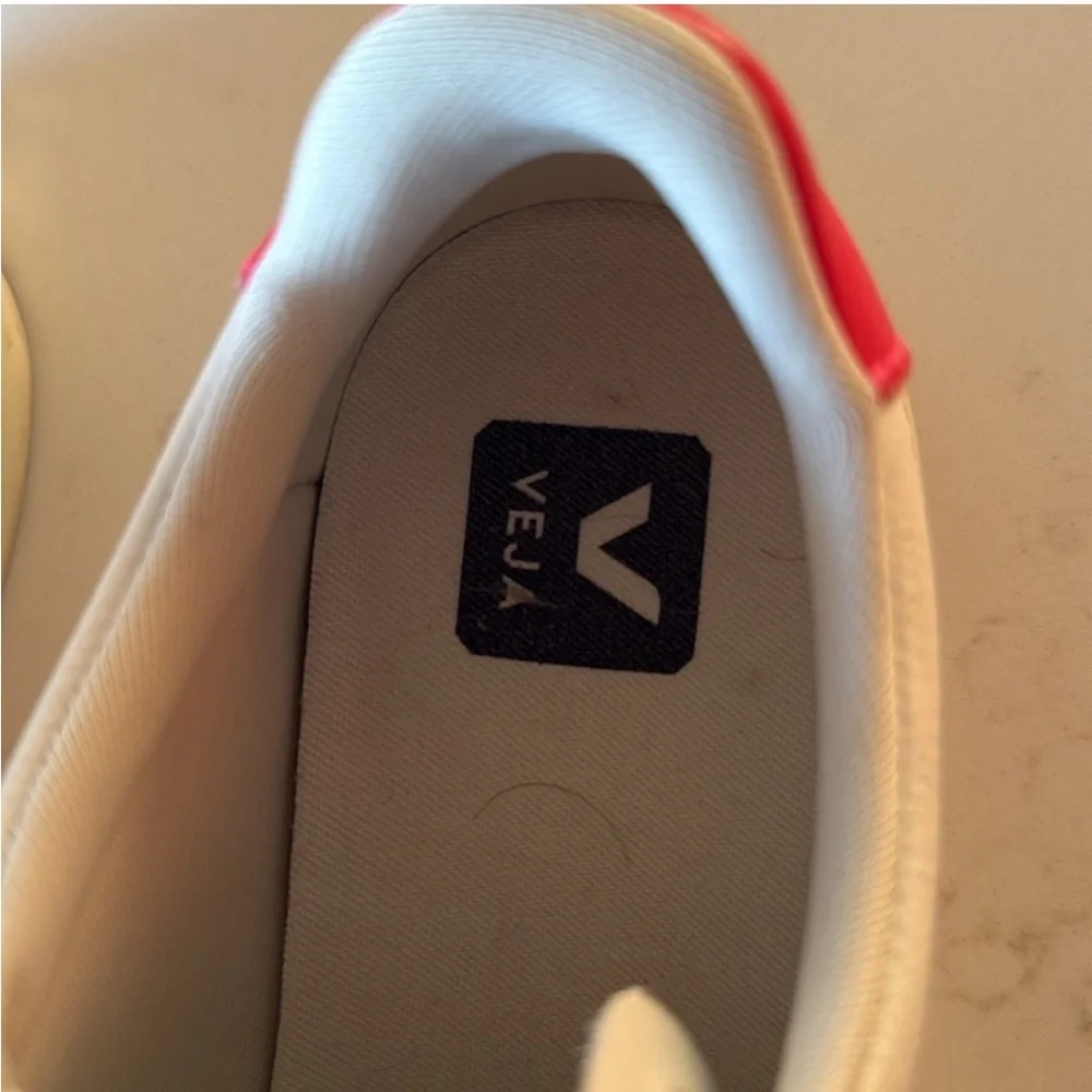 Veja Sneakers Shoes in White and Bright Pink Size EUR 36 US 5 - Picture 6 of 7